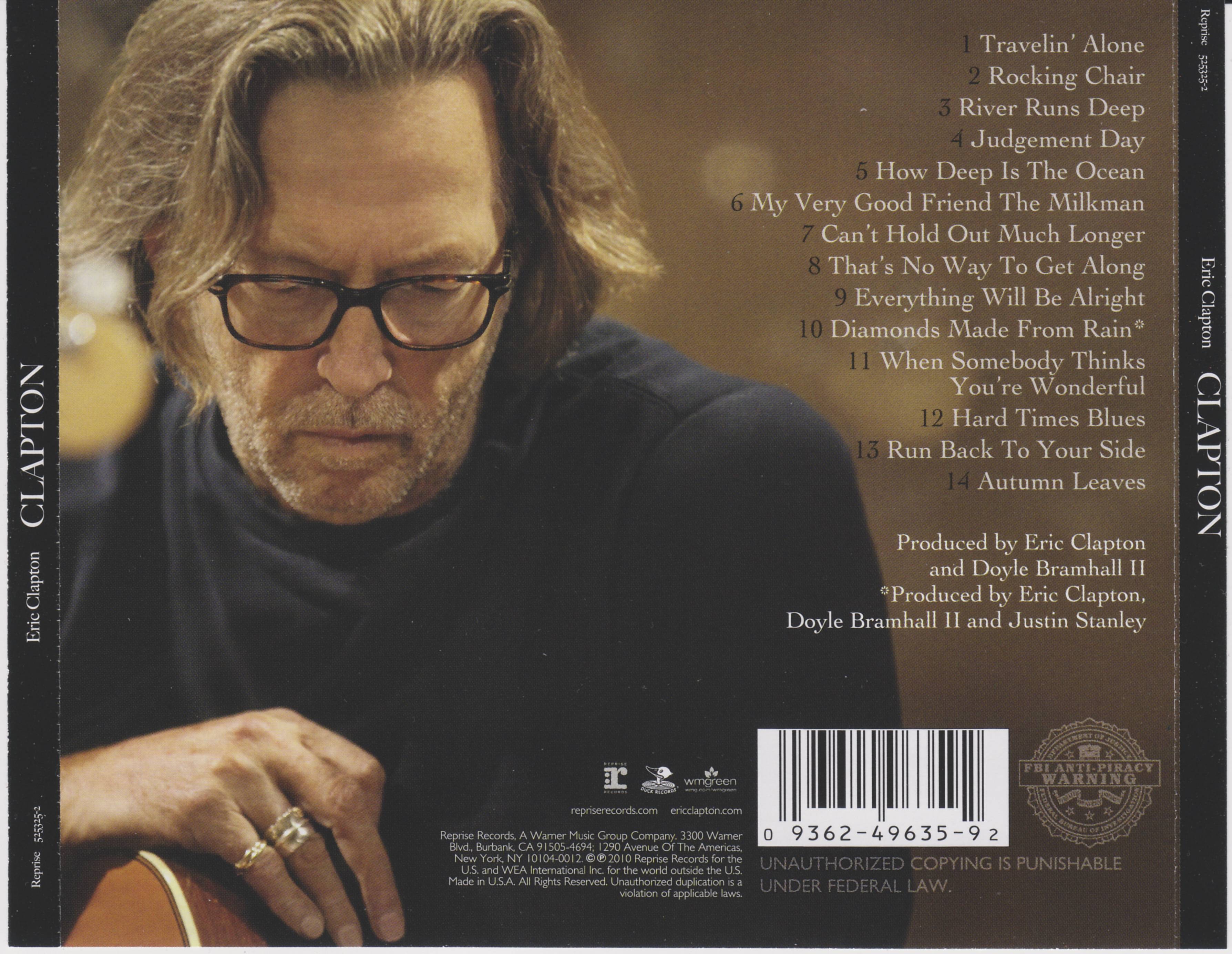 Eric Clapton Clapton : Back